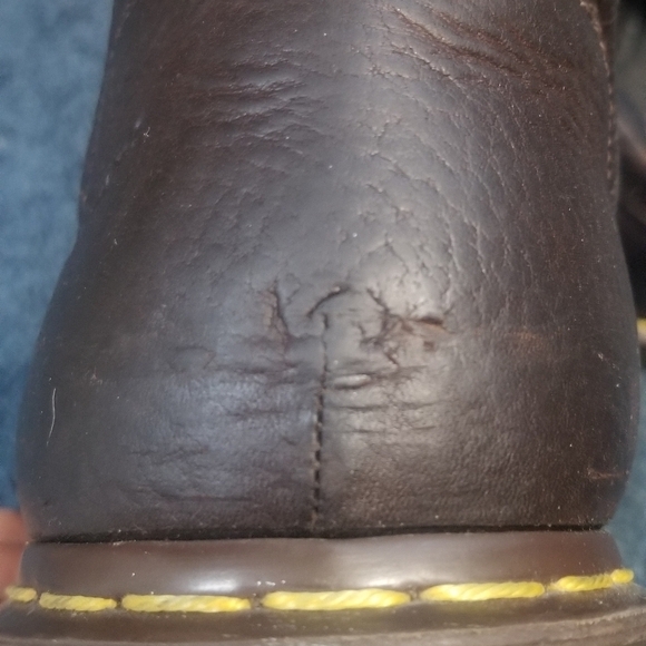 Dr. Martens Chunky Derby D-Ring Leather Men's Shoes. Air Cushioned Soles Size 12 - Picture 13 of 14